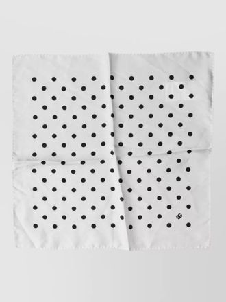 Dolce & Gabbana silk polka dot square scarf