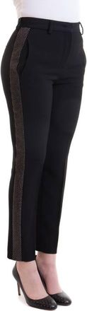 Roberto Cavalli Rhinestone Embellished Trousers, Brand Size 38 ( US Size 4 )