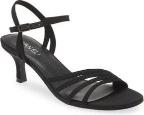 Vaneli Mimi Strappy Sandal in Black at Nordstrom Rack, Size 6.5