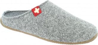 Living Kitzbühel Filzpantoffel Schweizer Kreuz No. 3886 Hüttenschuhe - Unisex | grau