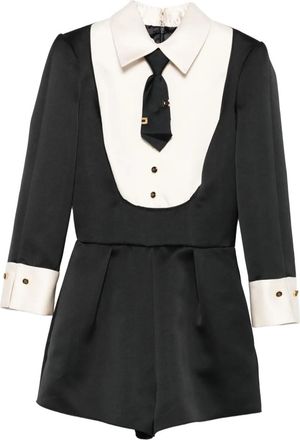 Elisabetta Franchi Tuta corta - Nero