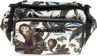 Dsquared2 Riemtas met logo - Heren - Heuptassen - Veelkleurig - ONE Size - Polyester - Tassen