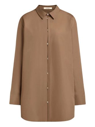 12 Storeez Blouse met knopen - Bruin