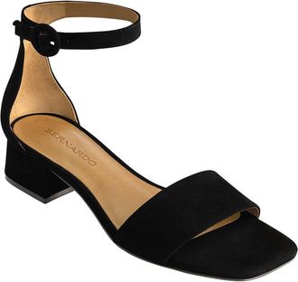 Bernardo Jalena Suede Low Heel Sandal