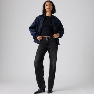 Levi's Low Straight Jeans - Womens - 23X29 - Black