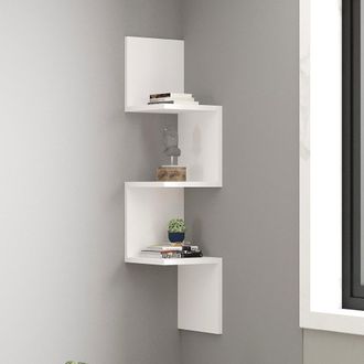 Dmora Estanter&iacute;a Verretto, 3 Estantes, 25x25x105h Cm Blanco