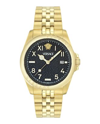 Versace Anteo Mens Gold Watch VE9H00624 Stainless Steel (archived) - One Size