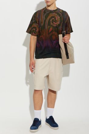 Etro Patterned T-shirt, Mens, Brown