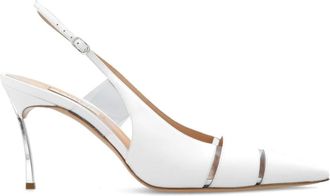 Casadei Blade leren pumps - Dames - Pumps - Wit - 36 1/2 EU - Leer - Schoenen