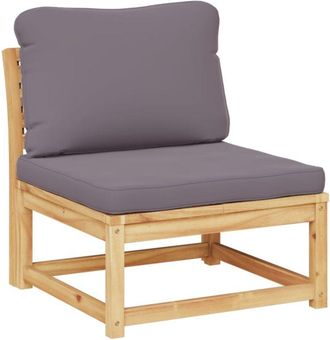 vidaXL Sof&aacute; De Jard&iacute;n Con Cojines Madera Maciza Acacia Vidaxl