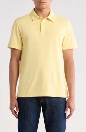 Vince Garment Dyed Cotton Polo in Washed Golden Haze at Nordstrom Rack, Size Xx-Large
