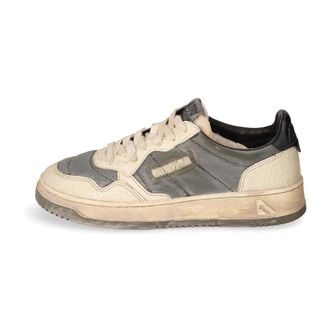 Autry Medalist Low Super Vintage - Heren - Sneakers - Grijs - 46 EU - Leer - Schoenen