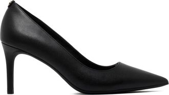 Michael Kors Alina Flex Leren Pump - Dames - Pumps - Zwart - 38 EU - Leer - Schoenen