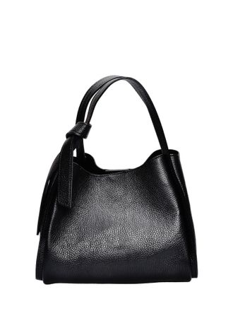 Anna Luchini Zwart Rundleer Tas