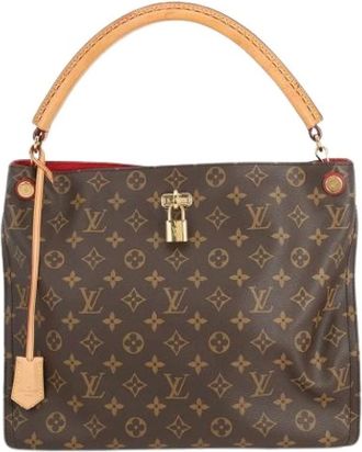 Louis Vuitton Pre-owned Handbags, female, Brown, Size: ONE SIZE Pre-owned Canvas Shoulder Bag