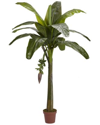 Nearly Natural 6Ft Banana Silk Tree (Real Touch)