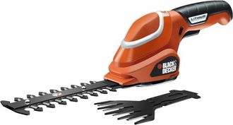 Black+Decker Black&decker - Kit cesoia/sfoltirami GSL700 funzionamento con batteria a litio 7 v - 1,2 Ah tagliasiepi elettrica