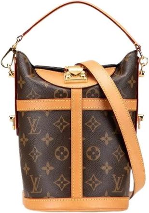 Louis Vuitton Pre-owned Bucket Bags, female, Brown, Size: ONE SIZE Pre-owned Bucket Bag