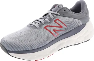 New Balance Womens Fresh Foam X 840V1 Shoes In Aluminum Grey/true Red