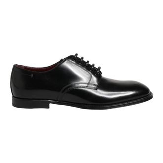 Dolce & Gabbana Derby Geklede Schoenen - Heren - Nette schoenen - Zwart - 40 EU - Leer - Schoenen