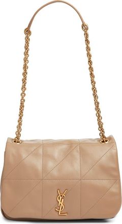 Saint Laurent Small Jamie 4.3 Patchwork Leather Shoulder Bag in Madder Brown at Nordstrom