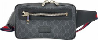 Gucci Black Pvc Fanny Pack (Pre-Owned)