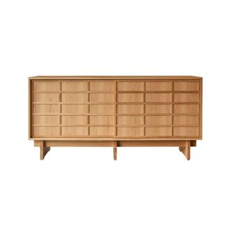 Tikamoon Mueble de ba&ntilde;o de roble de 170 cm