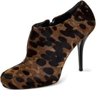 Balenciaga Stivali con stampa leopardata 110mm - Marrone