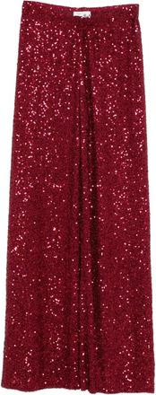 MC2 Saint Barth Pantaloni Lucette con paillettes - Rosso