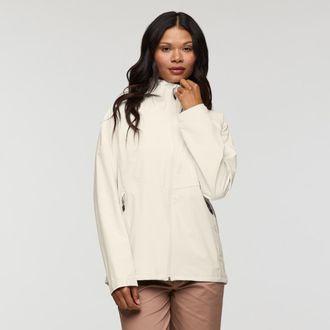 Cotopaxi Impermeo 3L Hooded Shell Jacket - Womens in Cotopaxi Bone at Nordstrom, Size X-Small