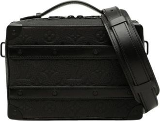 Louis Vuitton Pre-owned Soft Trunk - Dames - Vintage Schoudertas - Zwart - ONE Size - Leer - Vintage