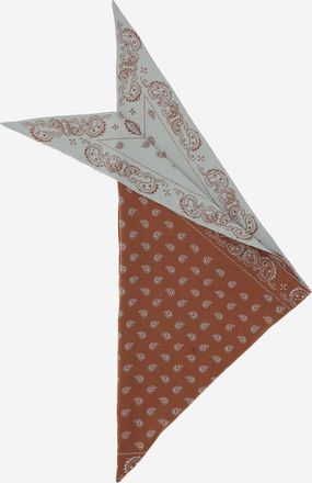 Guest In Residence Womens Scarf Cotton-Silk Burnt Sienna Scarfs