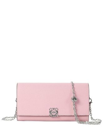 Tiffany & Fred Saffiano Leather Crossbody Wallet/Clutch