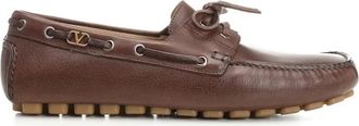 Valentino Garavani Loafers - Heren - Bootschoenen - Bruin - 44 EU - Schoenen