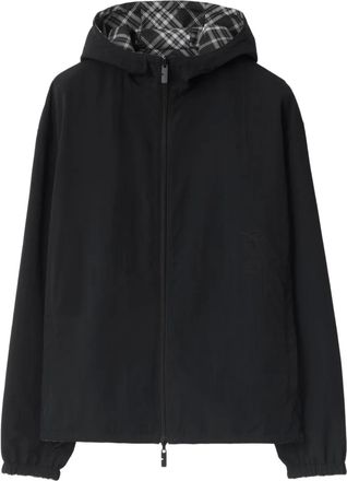 Burberry Omkeerbaar jack met capuchon - Zwart