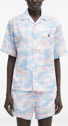 A Bathing Ape Camicia a maniche corte - Blu