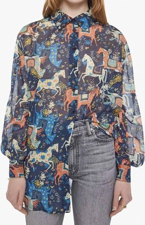 Mother The Veil Blouse In Multi
