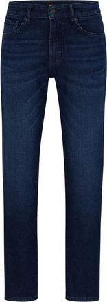 HUGO BOSS Regular-Fit Stretch Denim Jeans - Heren - Slim Fit Jeans - Blauw - W31 L32 - Denim - Jeans