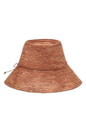 L*Space Seville Raffia Bucket Hat in Brown at Nordstrom