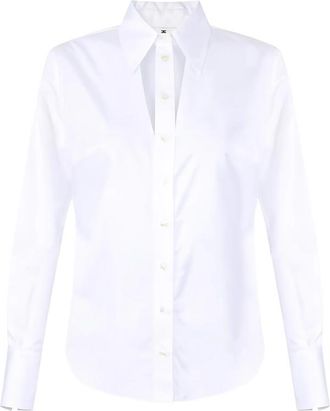 Elisabetta Franchi Cut-out Embroidered Shirt