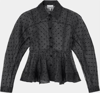 Ganni Mujer, Blusas y Camisas, Negro, Talla: M