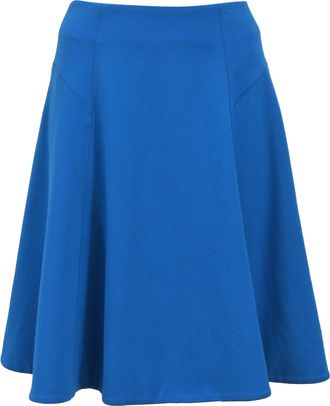 Jason Wu Circle Skirt in Blue Polyester