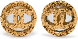 Chanel Orecchini a clip CC 1993 - Oro