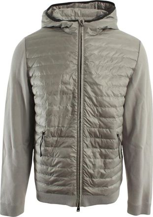 Woolrich Allen Hybrid - Heren - Zomerjassen - Grijs - XL - Katoen - Jassen