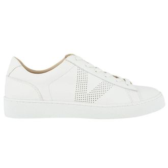 Vionic Splendid Honey Leather Womens Lace Up Trainers - White - Size:UK 4.5