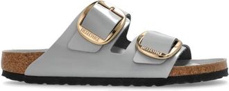Birkenstock Dames, Schoenen, Grijs, Maat: 36 EU Leer
