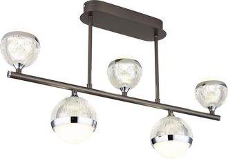 Globo Lighting Plafoniera - Untsy - Nichel - Metallo - Led - 56011-5d - Globo