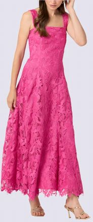 Shoshanna Vina Dress In Magenta