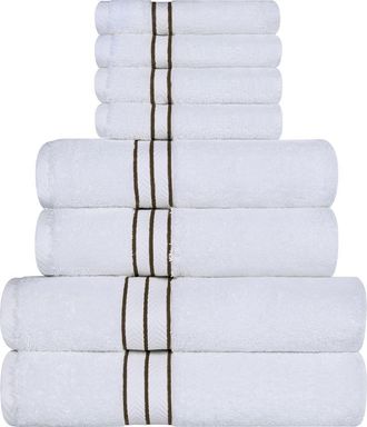 Superior Ultraplush Turkish Cotton Hotel Collection 8-Piece Towel Set in Latte at Nordstrom Rack, Size 8 Piece Set
