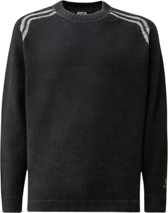 C.P. Company Round-neck Truien - Heren - Ronde hals truien - Zwart - L - Katoen - Truien & Vesten